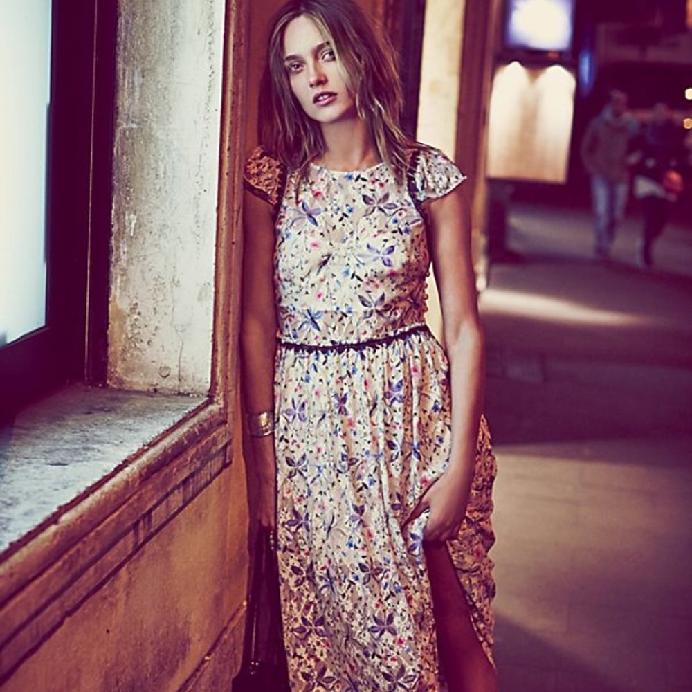 Free People Cherry Blossom Maxi
